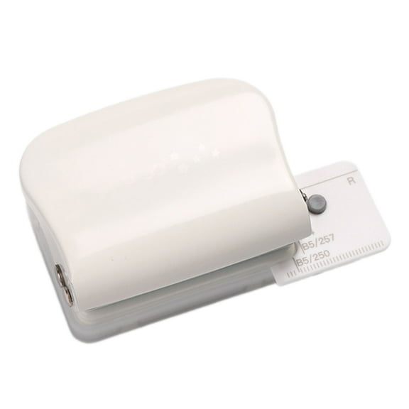 5 Hole Punches Loose Leaf Paper Puncher Handheld Circle Punches Paper Puncher for Notebook Scrapbook, 5 Sheets Capacity
