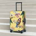 thumbnail image 3 of Wukai Beautiful Bright Birds And Flowers Elastic Luggage Cover: Personalized Protection for Your Suitcase - Fits 19~29-inch, Washable & Durable Travel Companion-Large, 3 of 8