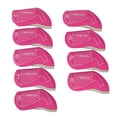 thumbnail image 1 of 9x Fundas para cabezas de hierro de golf Fundas para cabezas de palos de golf Fundas para cuñas de golf Protectores de palos de golf para Rosa, 1 of 8