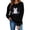 #0201-Black, variant on Halloween Sweatshirts for Women Crew Neck Halloween Theme Graphic Womens Sweatshirt Loose Fit Holiday Gathering Soft Womens Tops Gift
