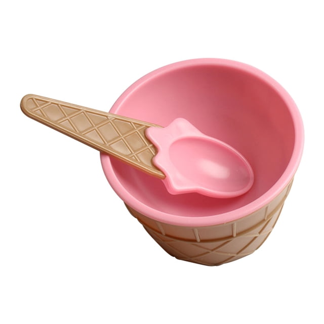 Billuyoard Cuchara para cuenco de helado con una cuchara Cuencos de helado para niños Copa de helado Type11 NO11 Billuyoard HA001694-06