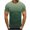 Green, variant on WIZUTIZ Mens Tops, Summer Fashion Casual Men's Round Neck Printed T-shirt Top Summer Saving