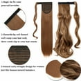 thumbnail image 4 of Benehair Clip in Ponytail Extensions for Women Wrap Around Long Thick Straight Curly Hairpiece, 4 of 13
