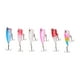 thumbnail image 1 of 6 uds cebo duro superior pesca en agua Poppers ojos 3D realista Swimbait para agua dulce agua salada, 1 of 10