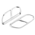 thumbnail image 2 of Exhaust Tip Cover Tail Pipe Frame Rear Pipe Cover Rear Pipe Guard Exhaust Pipe Protector Car Quad Exhaust Tip Protective Trim Stainless Steel Replacement Repair MaintenanceChrome, 2 of 8