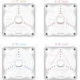 thumbnail image 4 of {Universal Camera Junction Box} Security Camera Box, Wall Ceiling Mount Bracket Hide Cable, Outdoor Cable Box Enclosure, Base Boxes, CCTV Dome Bullet Camera Cover, ABS Electric Enclosure (4 Pack), 4 of 7