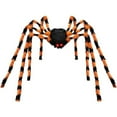 thumbnail image 2 of Halloween Giant Spider Decorations, Large Fake Spider with Straps Hairy Backpack Spider Realistic Scary Prank Props for Indoor Outdoor Yard Party Halloween Decor 4.1ft, 2 of 3
