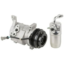 AC Compressor w/ A/C Drier For Chevy Silverado Tahoe Suburban Avalanche GMC Sierra Yukon Cadillac Escalade - BuyAutoParts