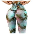 thumbnail image 3 of Puntoco Mujeres Impresión Cintura alta Estiramiento Strethcy Fitness Leggings Pantalones de yoga Puntoco Puntoco-3609, 3 of 6