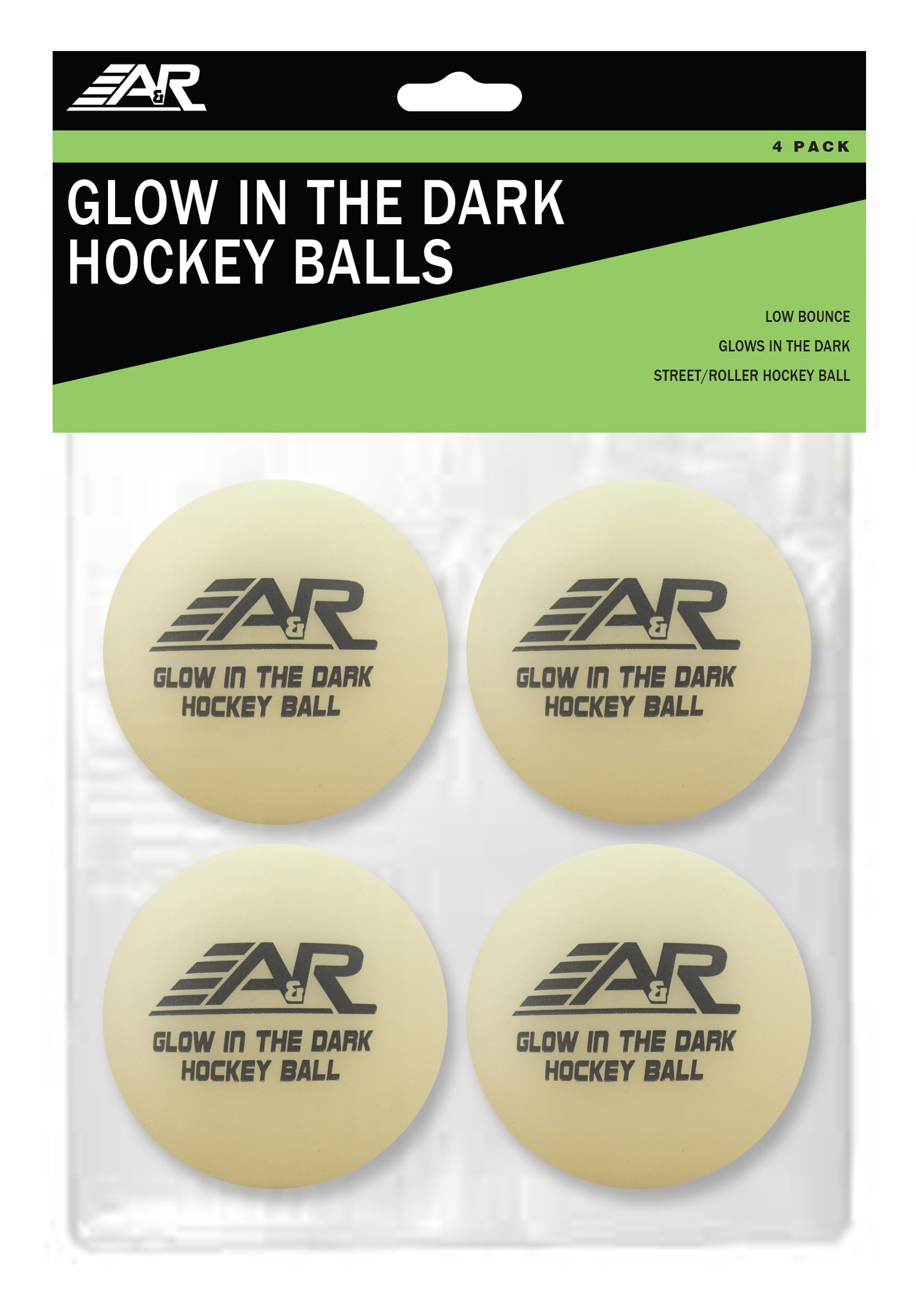 A&r 2 Inch Glow in The Dark Street Hockey Ball for sale online 