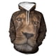 thumbnail image 3 of Sudadera con capucha con estampado de animales y león para hombre, sudaderas con capucha de moda con estampado digital, sudaderas casuales holgadas de gran tamaño, 3 of 5