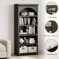 thumbnail image 4 of Huisuilinss Farmhouse Arched Bookcase,Tall 5 Tiers Arched Bookshelf,Curved Storage Rack,Wood Bookshelves With Open Display Shelves,Modern Book Shelf For Home Office Living Room Hallway, 4 of 7