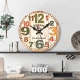 thumbnail image 1 of 30cm Battery Operated Wall Clock Noiseless Quartz Wall Clock Decor for Kitchen School Office, 1 of 3