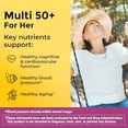 thumbnail image 2 of Nature Made Multivitamínico para mayores de 50 años sin hierro, multivitamínico para mujeres para apoyo nutricional diario, multivitamínico para mujeres, 90 tabletas, suministro para 90 días, 2 of 5