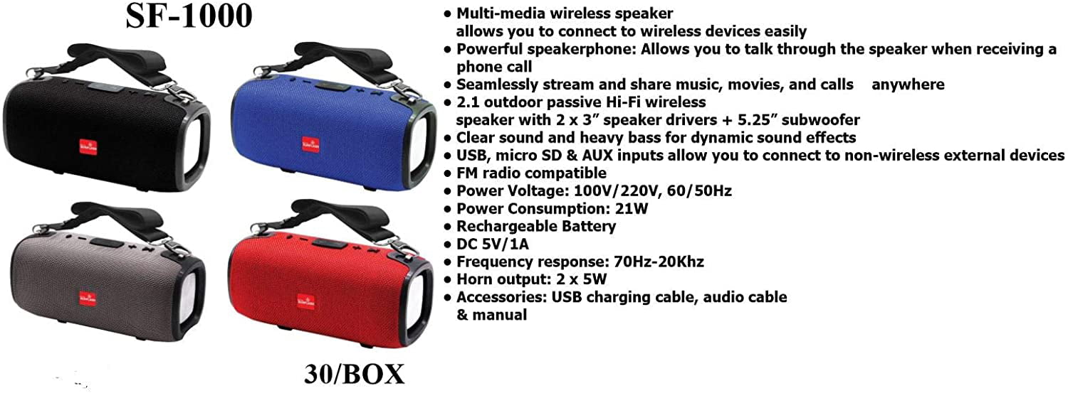 digital sunflash multimedia wireless speaker
