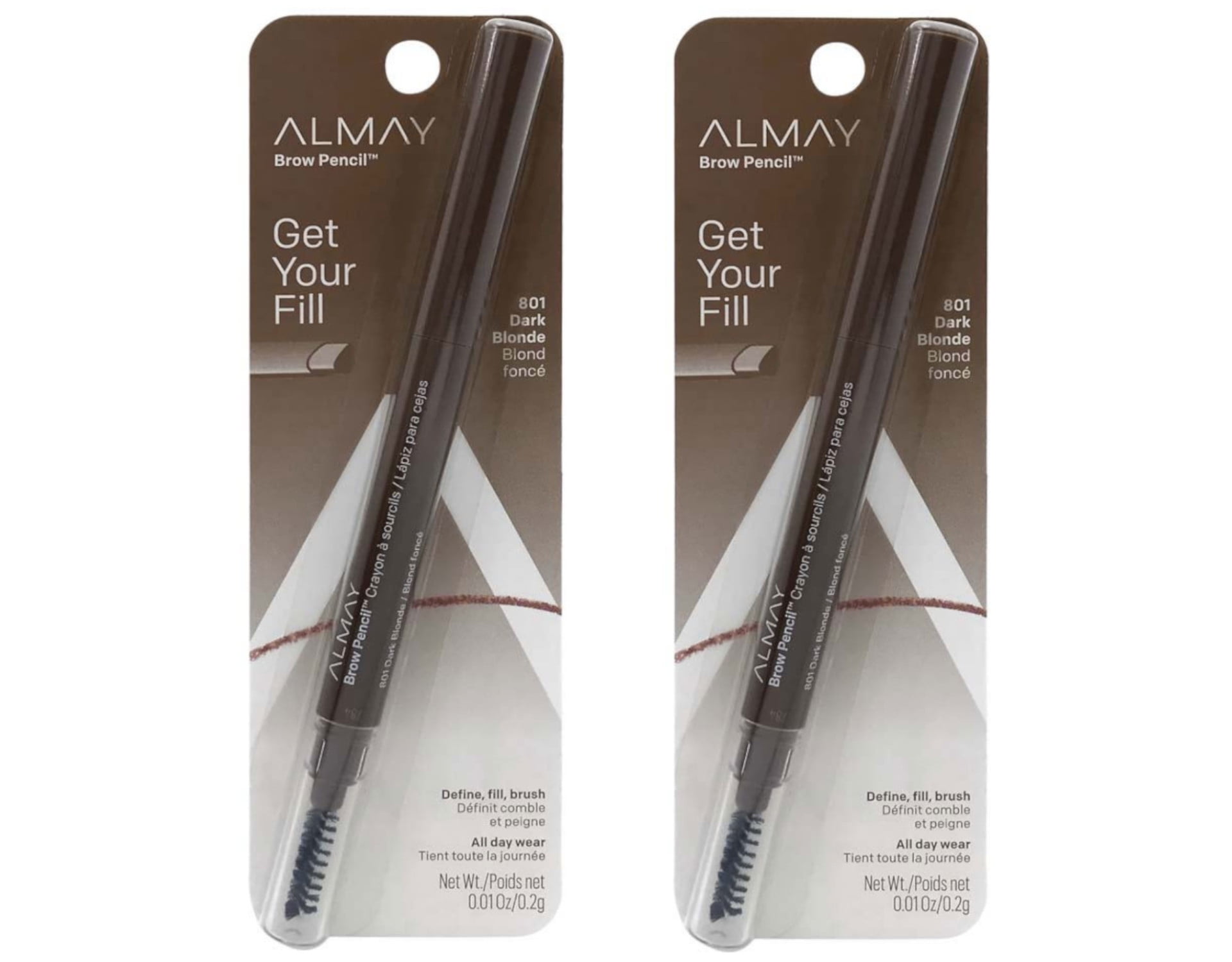 Almay Brow Pencil, Dark Blonde 1 ea (Pack of 2)