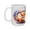 white, variant on Starry-Tailed Fox 15-Ounce Ceramic Mug - Whimsical Fantasy Design for Coffee & Tea Lovers