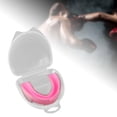 thumbnail image 1 of Sparring protector bucal a prueba de golpes equipo de protección para boxeo Karate baloncesto Rosa Cola Protector bucal, 1 of 8