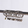 thumbnail image 3 of High Quality 10 Pcs Polished Stainless Steel Ball Shower Curtain Rings Clips Curtain Hooks, 3 of 6