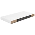 thumbnail image 7 of moobody 2 Piece  Shelves MDF Wall Mounted Shelf Photo Display Stand Storage Rack High Gloss White for Living Room, Bedroom, Bathroom, Home, Office Decor 19.7 x 9.1 x 1.5 Inches (L x W x H), 7 of 7