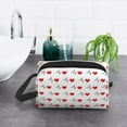 thumbnail image 6 of Honeii Heartbeat Symbol Print Multi-Purpose Storage Bag,Hanging Dopp Kit,Small Toiletry Bag for Traveling for Toiletries, Makeup, and Small Essentials, 6 of 7