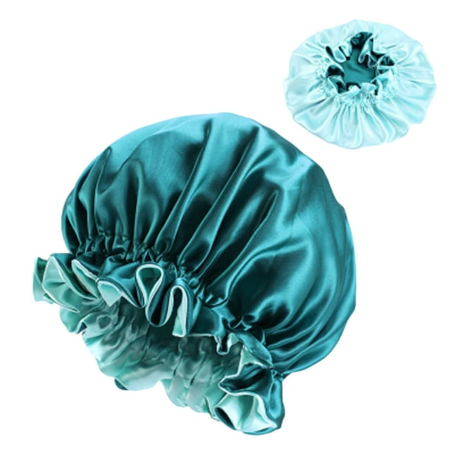 Bradem Hair Ties Satin Sleeping Bonnet Cap - Double Elastic Wrap Layer Design, Hair Care Accessory