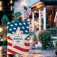 thumbnail image 5 of Honeeladyy 4th of July Garden Flag 12x18 Double Sided, Small Patriotic Outdoor Garden Flags Fourth of July Decorations Yard Flags for Independence Day Memorial Day Outside Lawn Porch Decor, 5 of 6