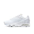 thumbnail image 2 of Zapatillas de running informales Air Max Plus 3 Pure White para hombre, clásicas, deportivas, cómodas, de cuero, antideslizantes, ligeras y de corte bajo, 2 of 4