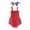 Red, variant on Splozh 4th of July Baby Outfit Baby Girls Sleeveless Star Prints Independence Day 4th Of July Romper Bodysuits Headbands Set Red,9-12 Months