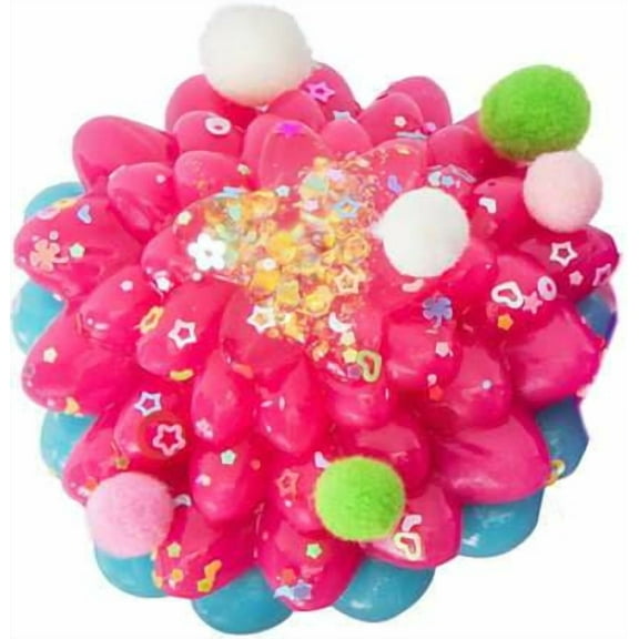 Taba-Licious Flowers Pink & Blue Squeeze Toy