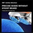 thumbnail image 4 of Bccnerty Rasoir, Rasoir Électrique Humide et Sec 2026, Tête Double Flexible à 360° pour un Rasage Fluide, Mini Rasoir Rechargeable Étanche pour Voyage et Maison (Argent), 4 of 7