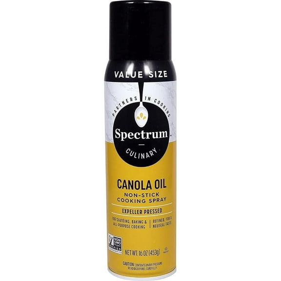 Spectrum Culinary Canola Oil Spray Non-Stick Cooking Spray - 16 oz