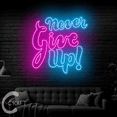 thumbnail image 2 of C-CRAFT Never Give Up Neon Led Light Up 33 inch for Home Bedroom Wall Decor, 2 of 5