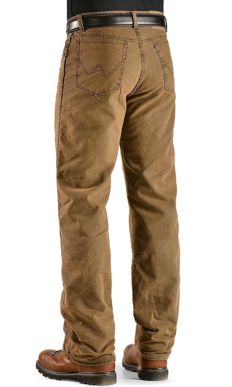 wrangler rugged wear men's woodland thermal jean