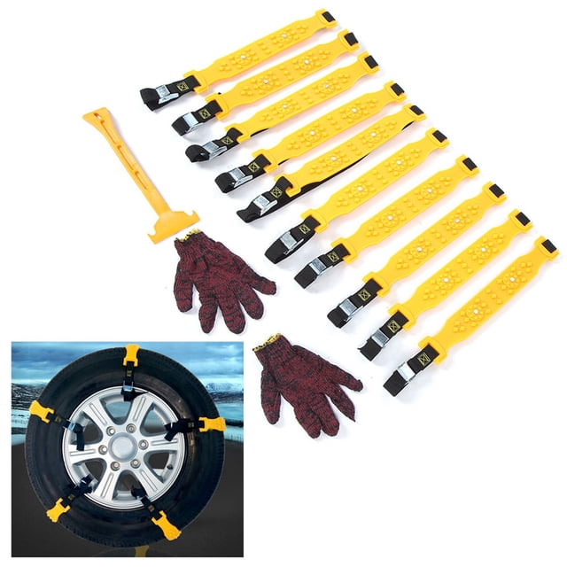 Chian Del Neumático, Protege Los Neumáticos Chian De Nieve Antideslizante Del Material De TPU Para La Nieve Para Escalar Para El Suelo Del Barro