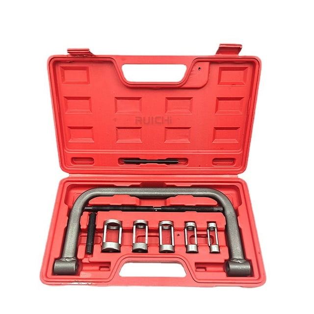 Jinsinto Valve Spring Compressor Kit, 10 Piece Compressor Disassemble Tool Set Gift