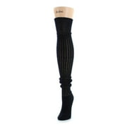 MeMoi Vertical Stitch Cotton Blend Over The Knee Socks - Womens - Female