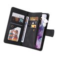 thumbnail image 5 of Case for Samsung Galaxy S20 Plus 5G Cover Zipper Pocket Wallet Case Magnetic Protective - Black, 5 of 5