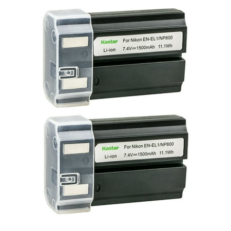 Kastar 2-Pack EN-EL1 Battery Replacement for Nikon Coolpix 5700 Cooipix 8700 Coolpix 775 Coolpix 880 Coolpix 885 Coolpix 995 Coolpix E880 Camera