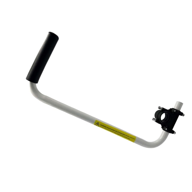 Extensión del mango del recortador de hilo, agarre ergonómico, herramienta práctica ajustable para usuarios de diferentes alturas, montaje cómodo , Mango negro shamjiam Mango auxiliar