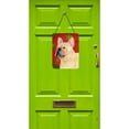 thumbnail image 2 of French Bulldog Red Snowflakes Holiday Christmas Wall or Door Hanging Prints, 2 of 2