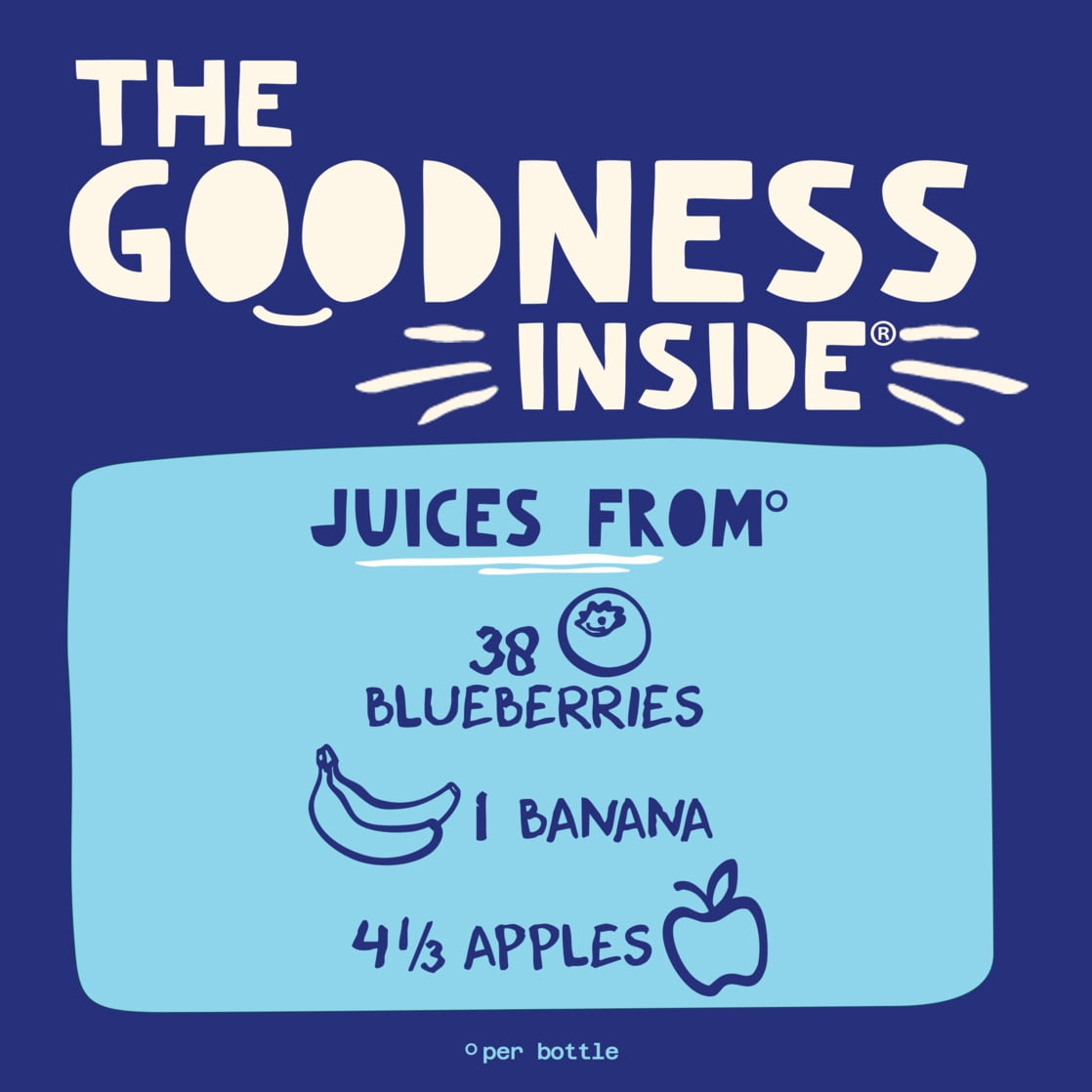 Naked Boosted Smoothie Blue Machine, 15.2 fl oz Bottle