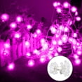 thumbnail image 3 of Dandelion Furry Ball Romantic Multi-color Christmas Lights Led Flashing Light Waterproof Battery Wedding Holiday Decoration Lamp String, 3 of 14
