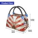 thumbnail image 2 of Fotbe Patriotic Butterfly Floral Bolsa Térmica Portátil con Estampado, Bolsa de Entrega de Alimentos Aislada, Bolsa Reutilizable de Gran Capacidad para Comidas y Supermercado, 2 of 6