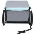 thumbnail image 2 of vidaXL Bike Trailer Black and Blue 65 kg, 2 of 5