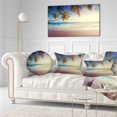 thumbnail image 1 of Typical Sunset on Seychelles Beach - Extra Large Seascape Art Canvas, 1 of 3