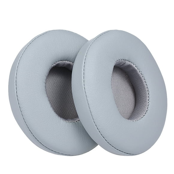 Homgeek 2Pcs Replacement Earpads Ear Pad Cushion for Solo 2 / 3 On Ear Wireless Headphones Grey