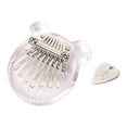 thumbnail image 1 of 8 Keys Kalimba Great-Sound Teaching Musical Instrument Lovely Transparent Acrylic  Piano Kids Learning Enlightenment, 1 of 7