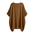 thumbnail image 4 of Neewe Womens Long Sleeve Shirts Casual Summer Fashion Ladie Tops Loose Fit Spring Lightweight Clothes Beach Vacation, 4 of 8