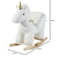 thumbnail image 2 of Mecedora Bambineto Unicornio de Peluche para Bebé, 2 of 8
